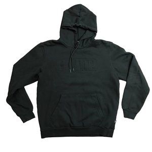 Puma Black Pullover‎ Hoodie Sweatshirt Black Logo Women's Size Medium